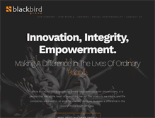 Tablet Screenshot of blackbirdgroup.co.za
